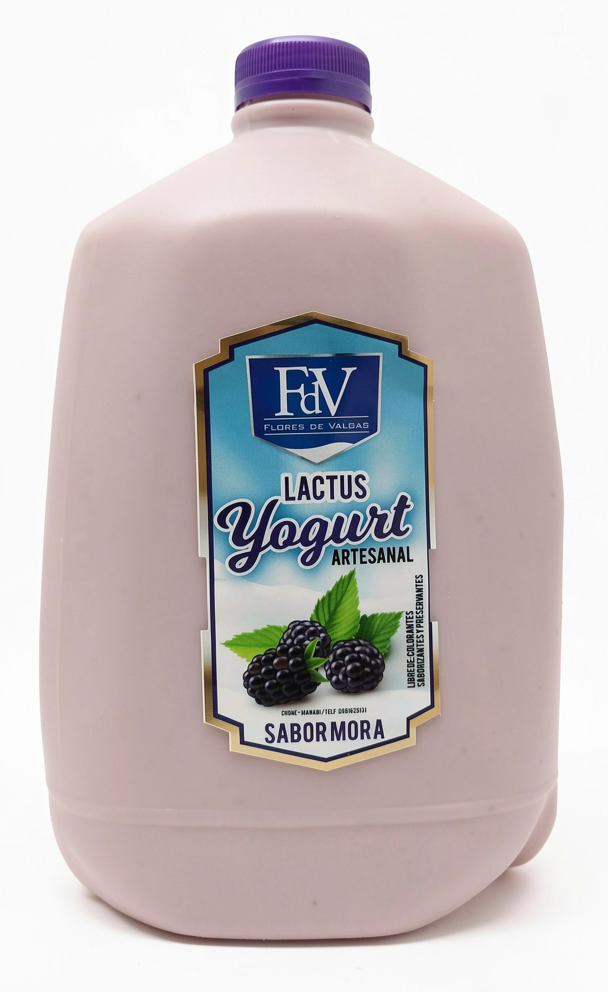 Yogurt galón mora 3750ml 🍇
