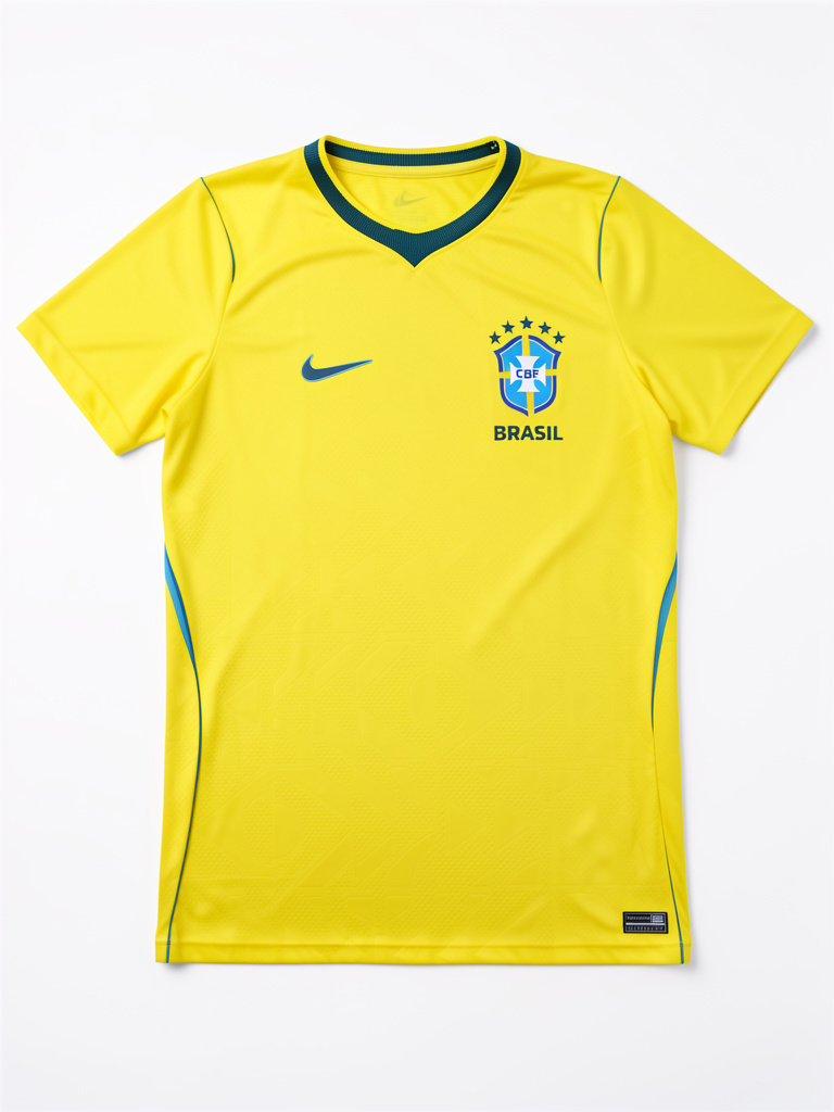 T.shirt amarela Nike Brasil