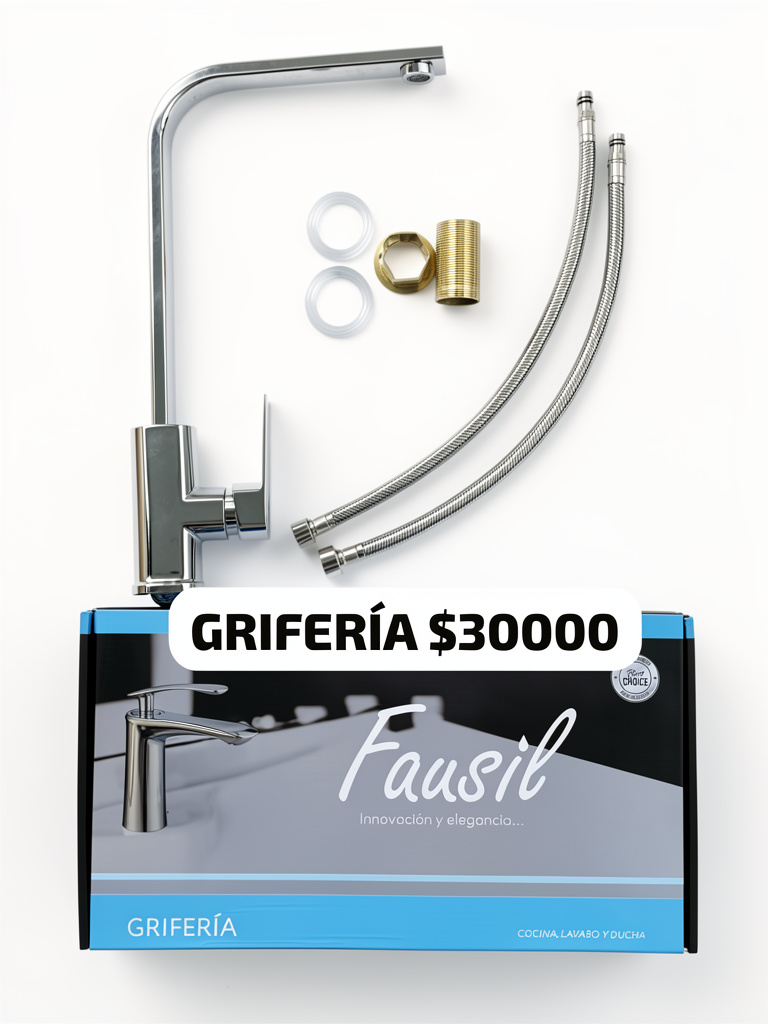 GRIFERÍA CROMADA