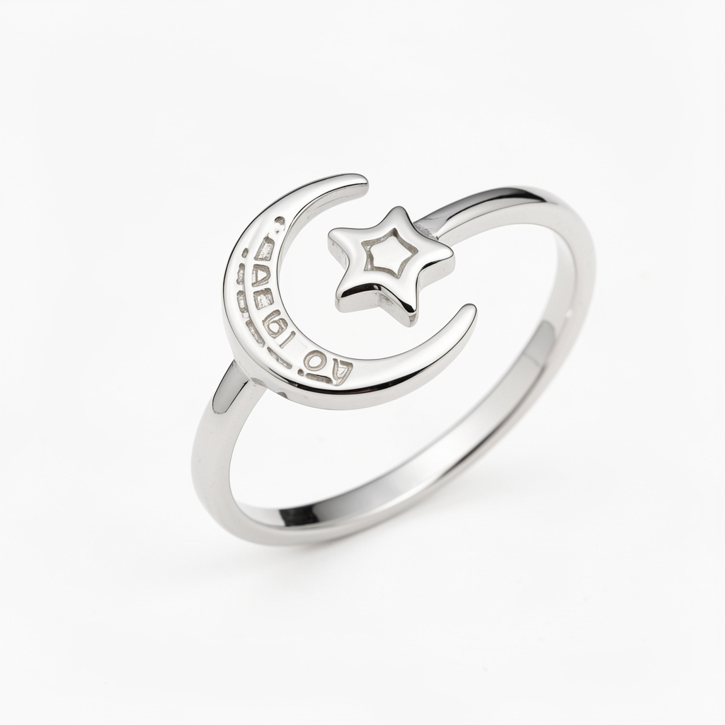 Anillos de plata ajustable c/u