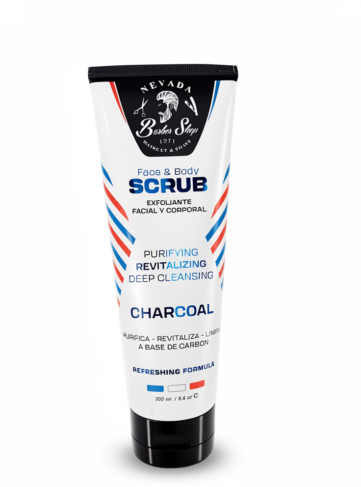 Exfoliante facial barber shop