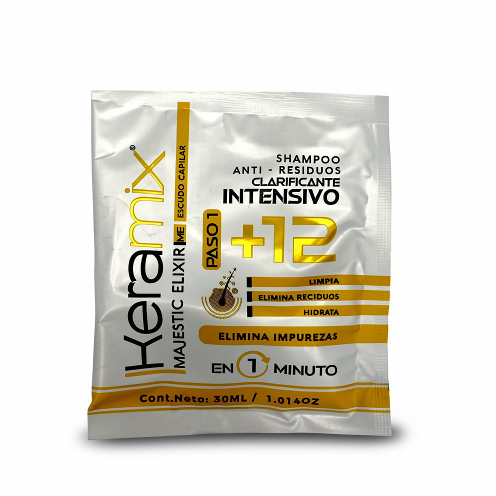Shampoo sobre keramix