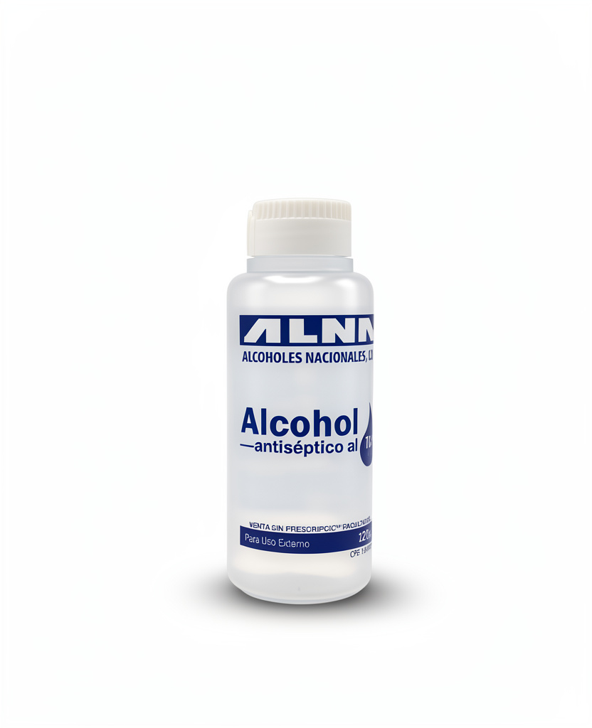 Alcohol Antiséptico 120ml 70% ALNA