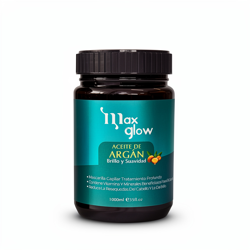 Mascarilla capilar aceite de argan Maxglow