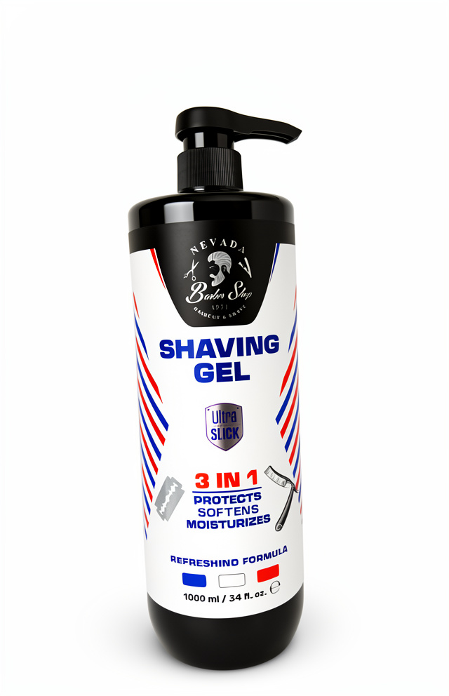Gel para afeitar 3 en 1 barber shop