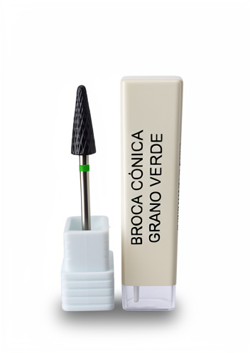 Broca conica Grano verde SUPER CRYSTAL