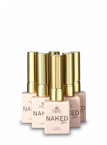 Esmalte Semipermanente Colección NAKED GLOW M&Y