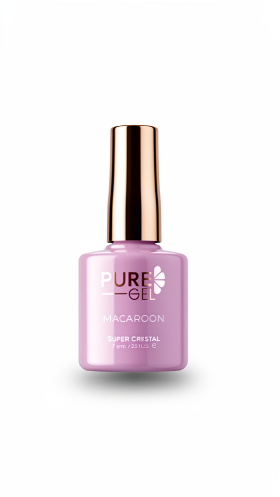 Esmalte Semipermanente PURE GEL MACARRON SUPER CRISTAL