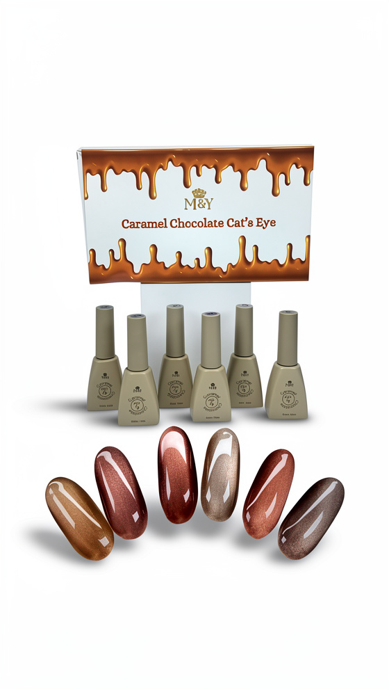 Esmalte semipermanente Cat eye Caramel M&Y