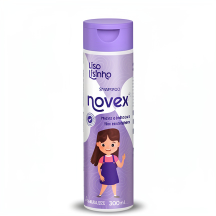 Shampoo LISO hidrantante Niños NOVEX 300ml