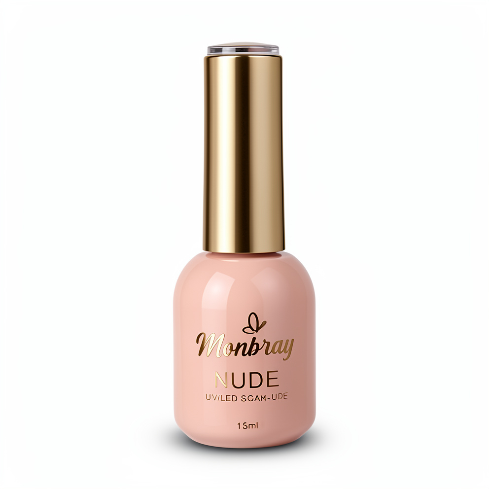 Esmalte semipermanente brillo color Monbray nude
