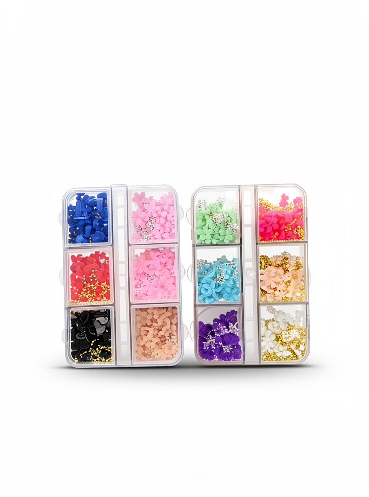 Pastillero Flor 3D x6