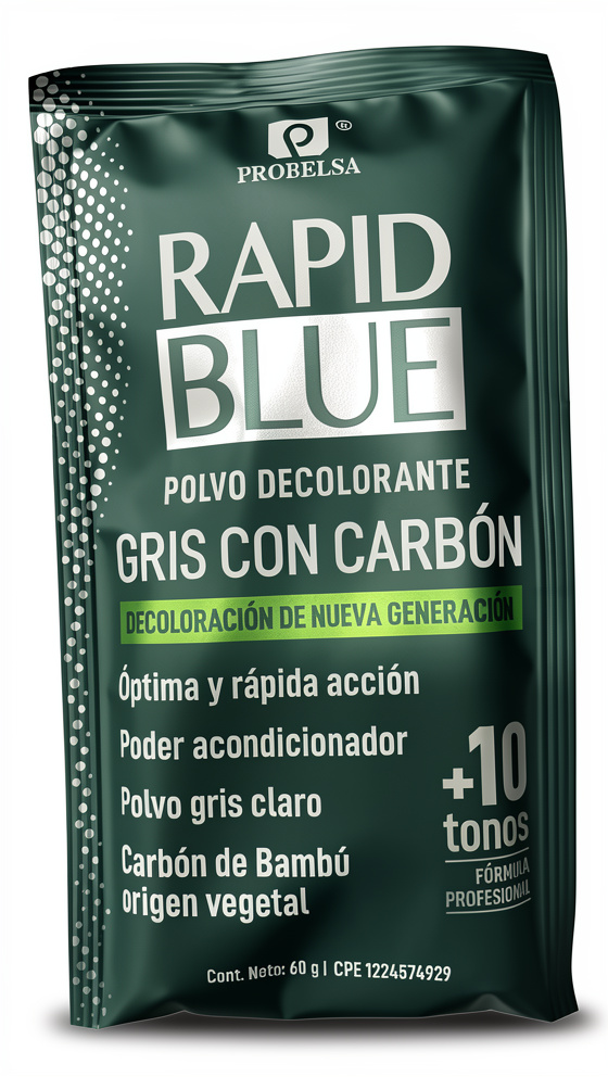 Polvo Rapid Blue Carbon activado 60gr