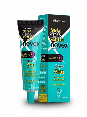 Bomba de óleos SANTO BLACK PODEROSO NOVEX