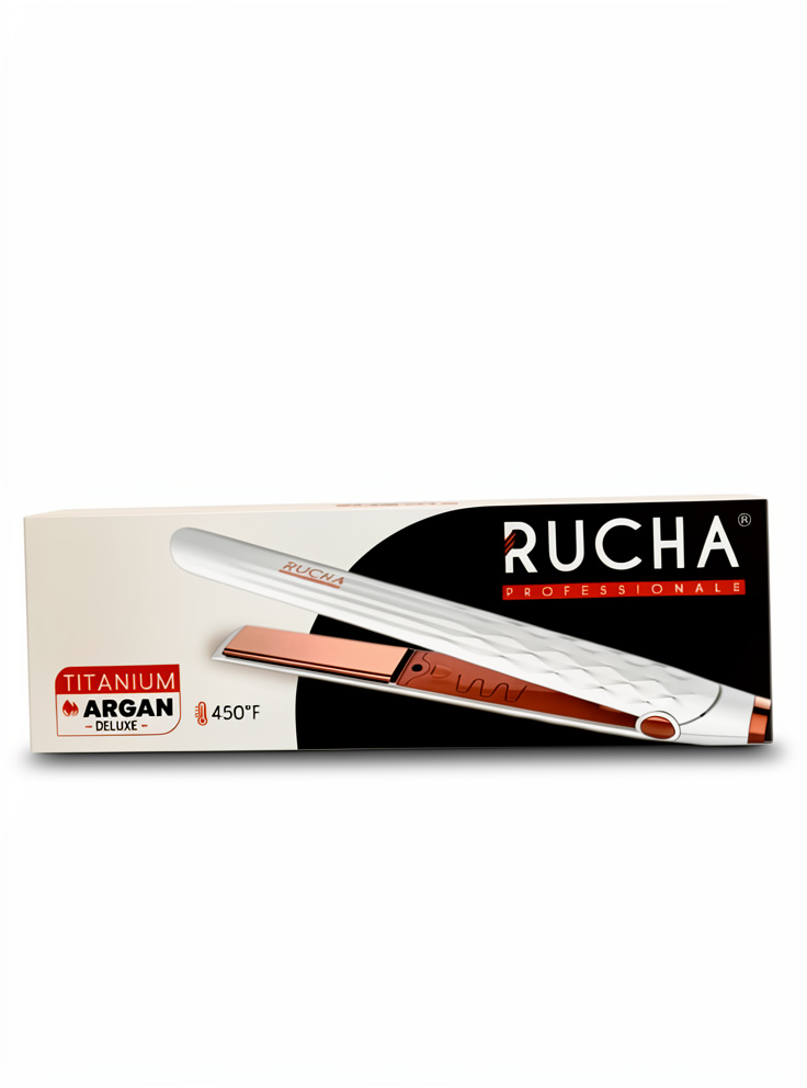 Plancha Rucha titanium Argan Deluxe 1"