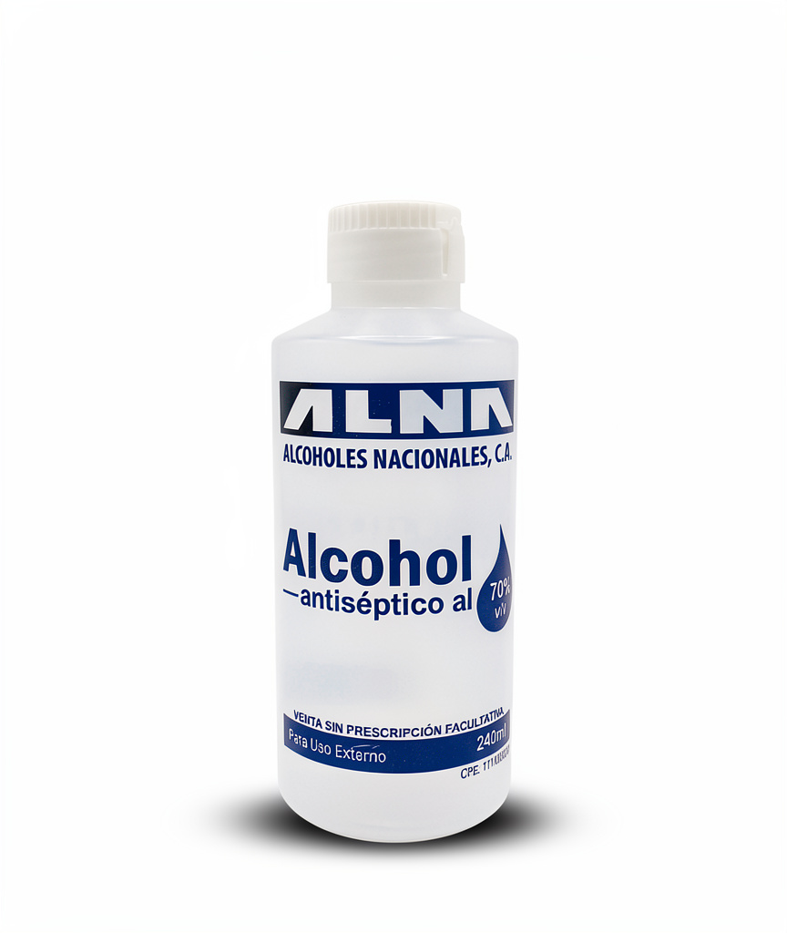 Alcohol Antiséptico 240ml 70% ALNA