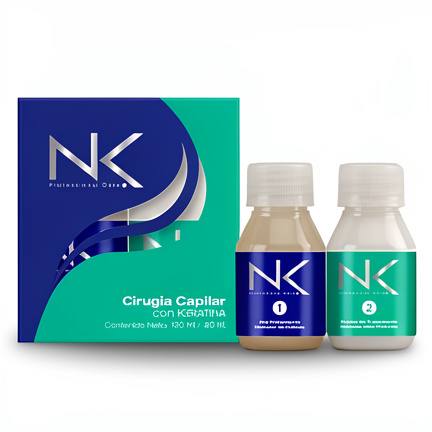Cirugia Capilar con KERATINA NK 120 ML