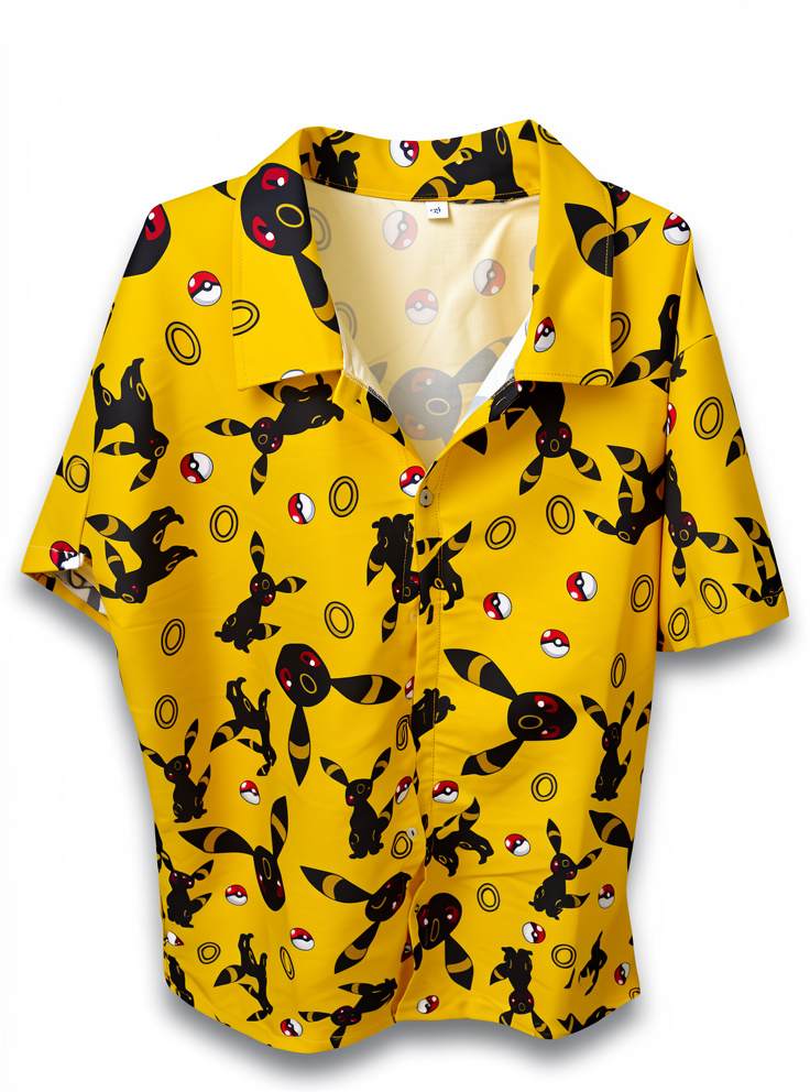 Camisa Umbreon Amarilla — Talle XXL