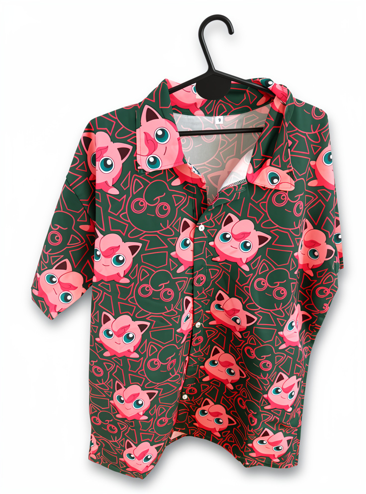 Camisa Jigglypuff Verde — Talle XXL