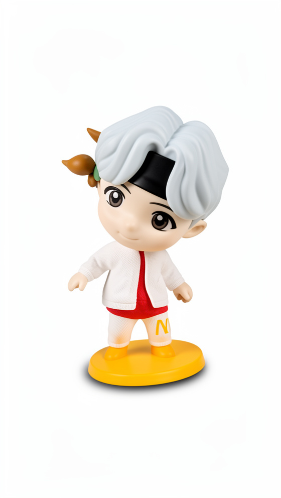Figura de comida: Suga BTS Tiny TAN