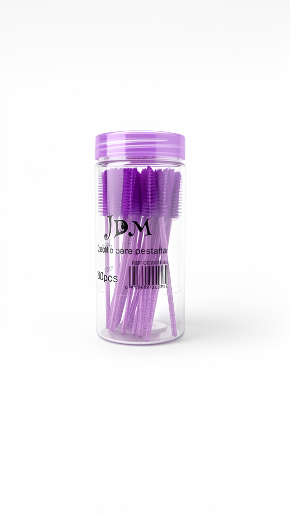 JDM cepillo para pestañas morado
