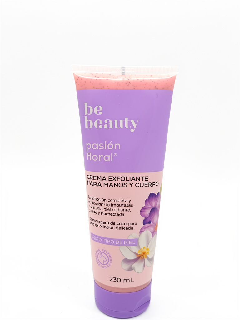 be beauty crema exfoliante pasion floral