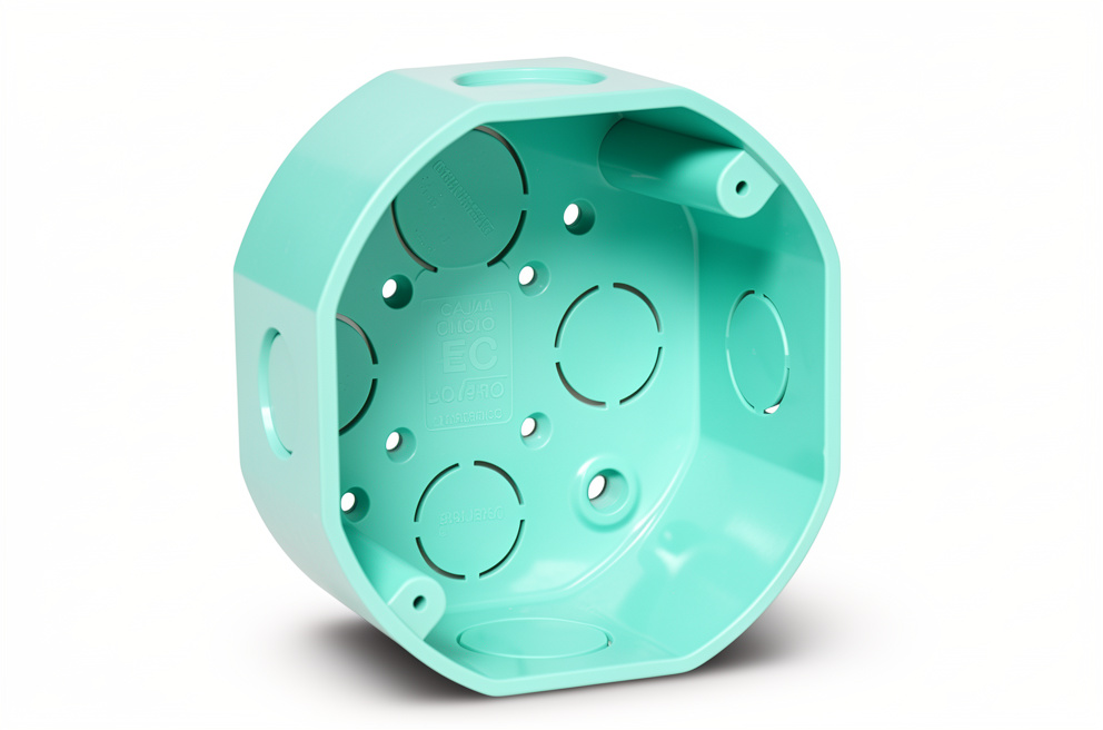 CAJA CONDUIT OCTAGONAL PLASTICA ECO