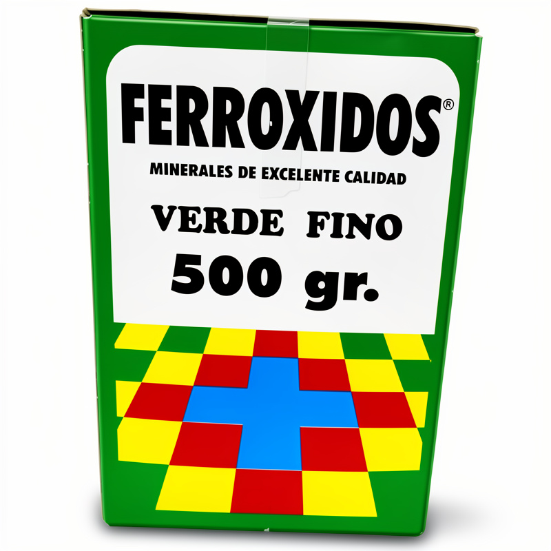 POLVO MINERAL VERDE FERROPIGMENTO 500 GR