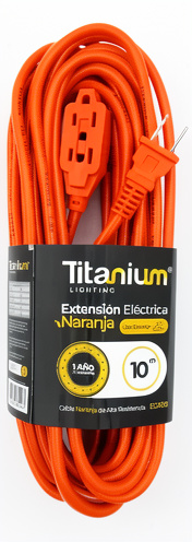 EXT. 10M ELECTRICA NARANJA TITANIUM