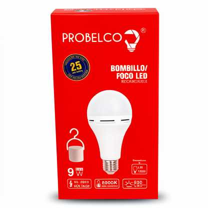 BOMBILLO EMERGENCIA 9W PROBELCO