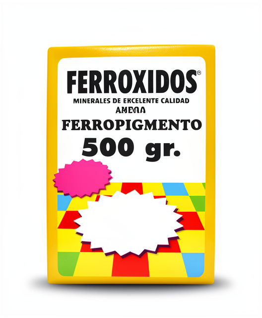 POLVO MINERAL AMARILLO FERROPIGMENTO 500 GR