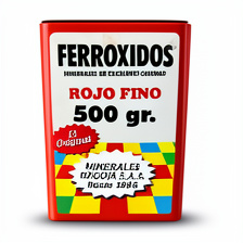 POLVO MINERAL ROJO FERROPIGMENTO 500 GR