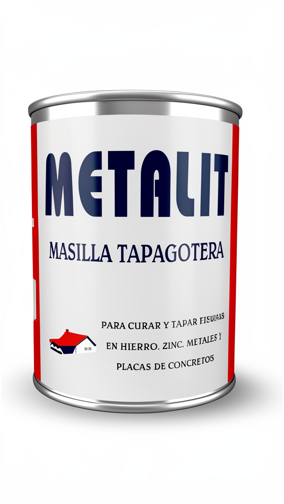 METALIT MASILLA ROJO PARA HIERRO X 500g