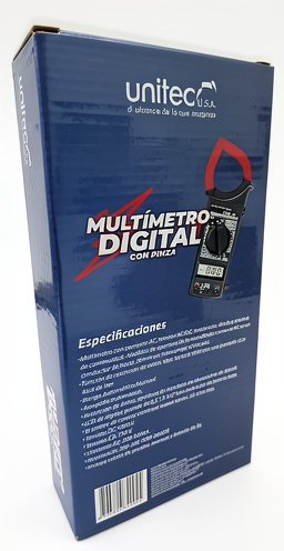 MULTIMETRO DIGITAL CON PINZA UNITC