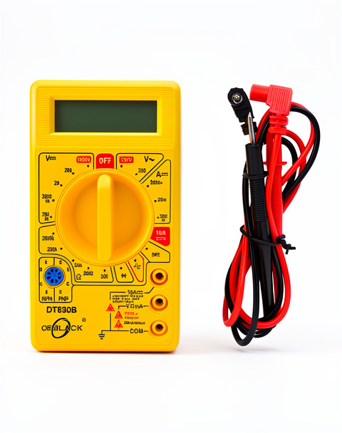 TESTER DIGITAL AMARILLO SIN PITO DT830B