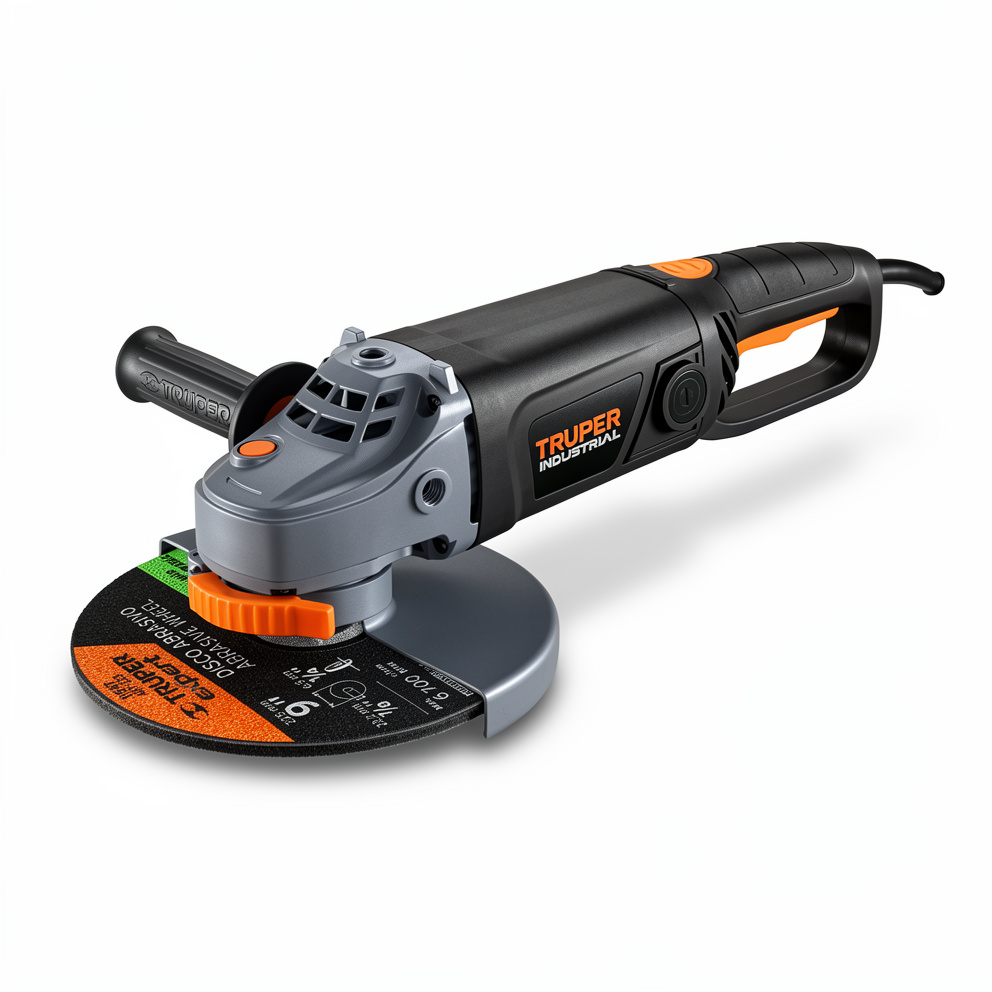 PULIDORA ANGULAR 9"  2100W, TRUPER INSDUSTRIAL