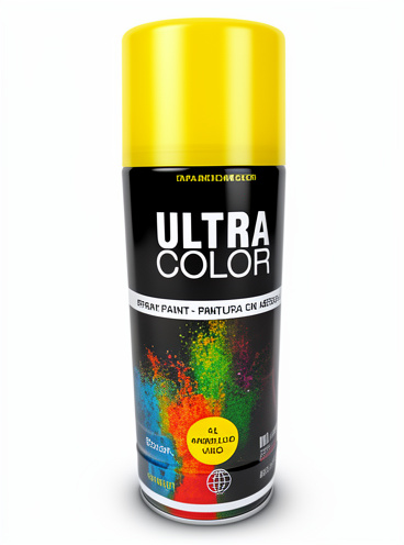Aerosol amarillo vivo ultra color