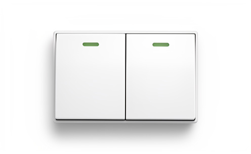 INTERRUPTOR DOBLE BLANCO ELITE