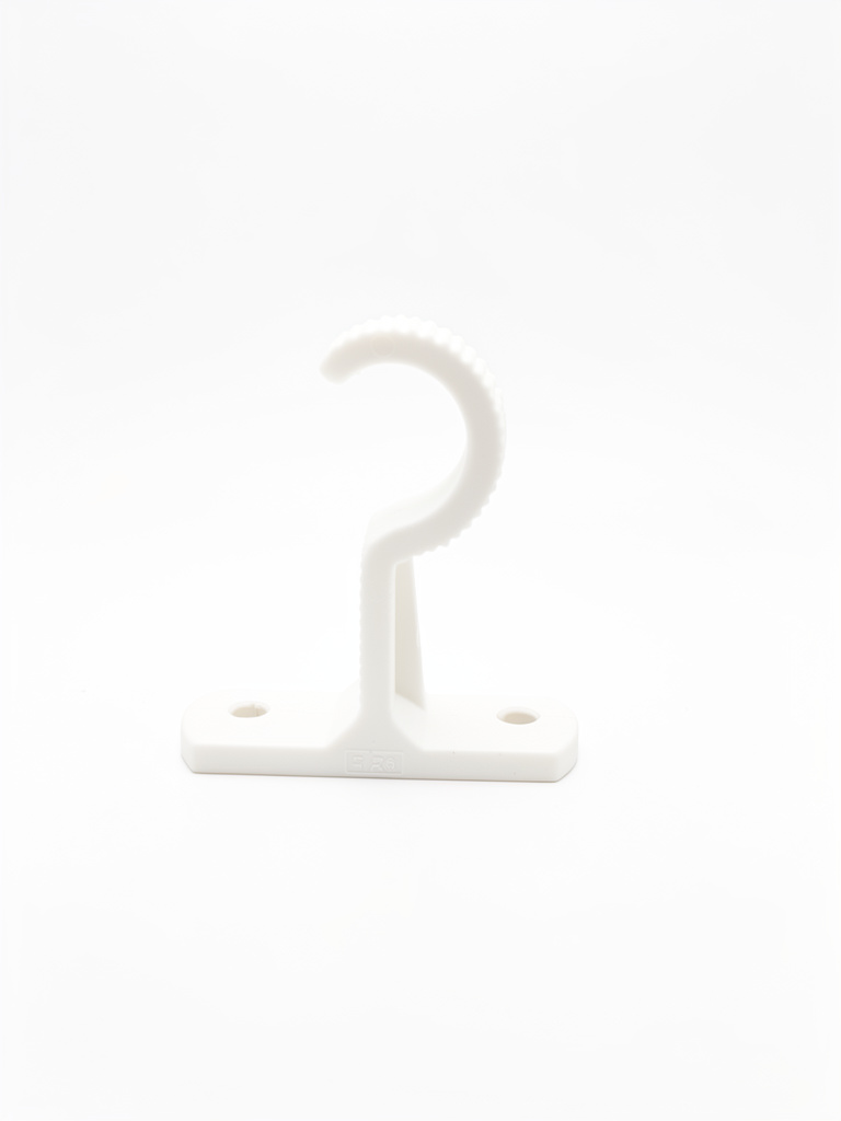SOPORTE PARED 1’ BLANCO CORTINA TRADICIONAL