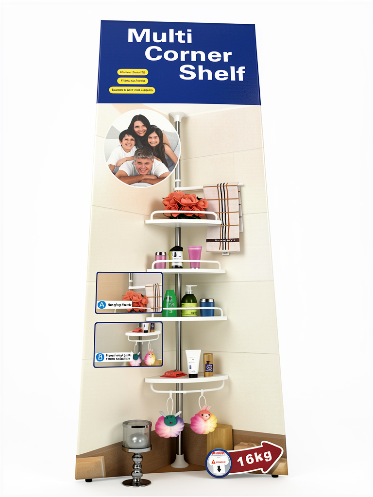 Multi Corner Shelf blanco