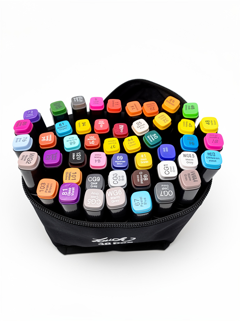 Set marcadores arte 48 colores