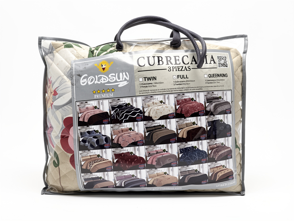 COVER 2 PLAZAS FULL ESTAMPADO  “GOLSUN”