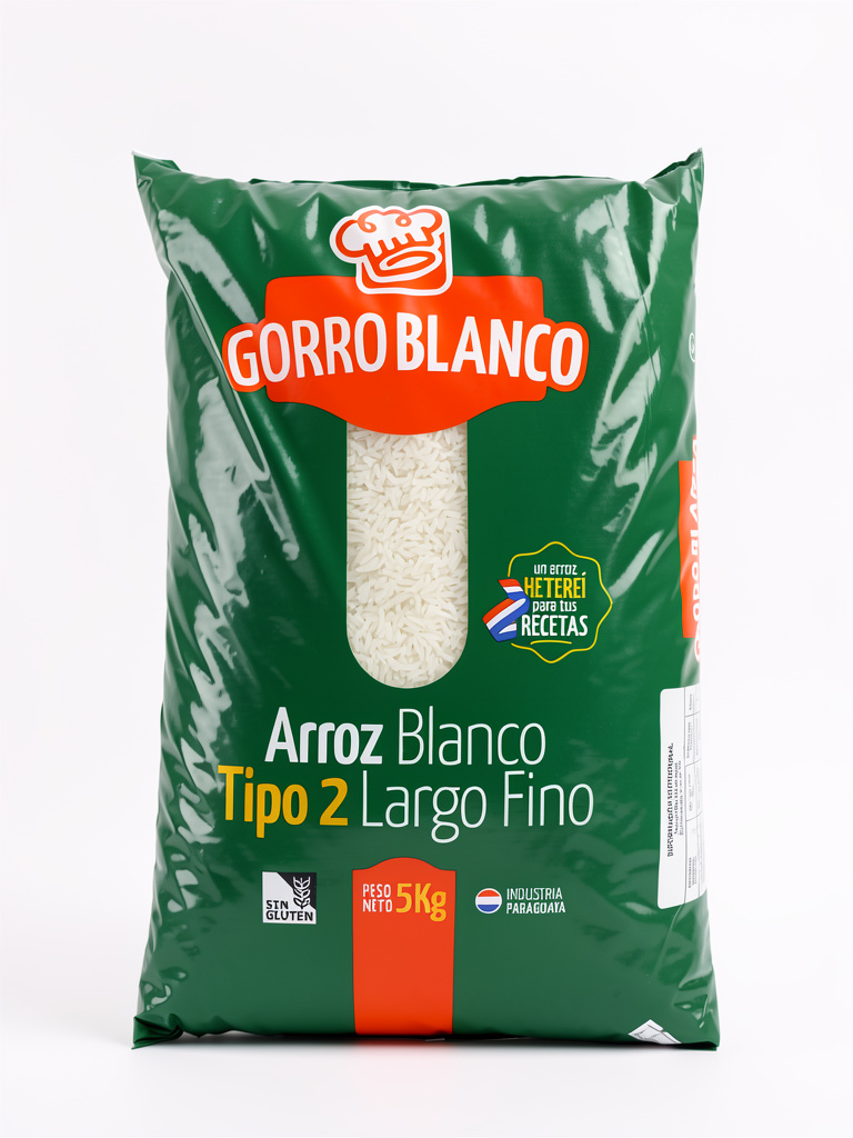 Gorro Blanco arroz blanco tipo2 5kg