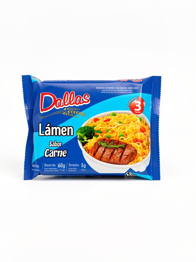 Dallás Lamen carne 60g
