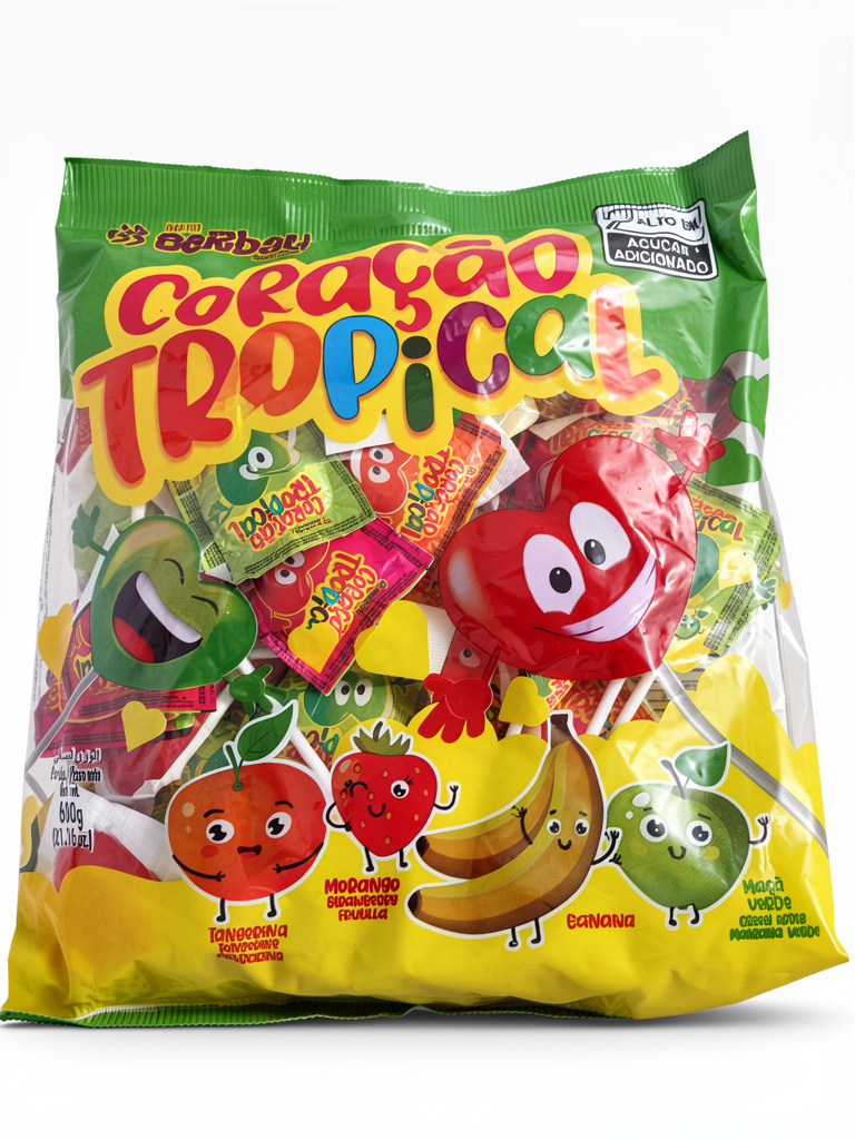 Chupetín Coraçao tropical