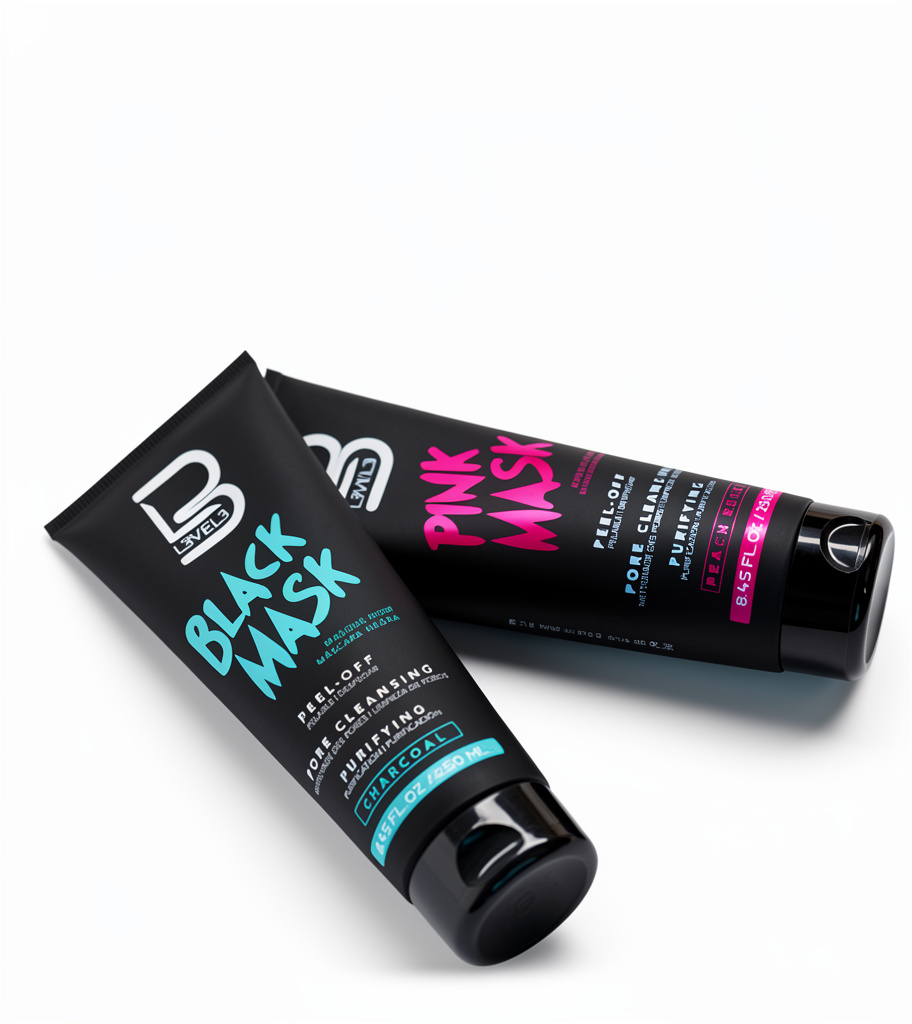Mascarilla para puntos Level3 pink black