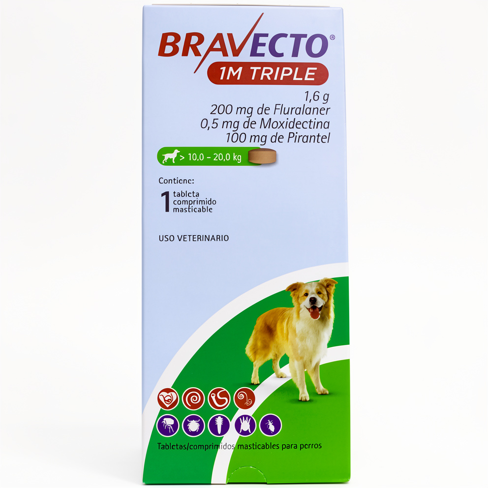 Bravecto Triple 10-20 Kg