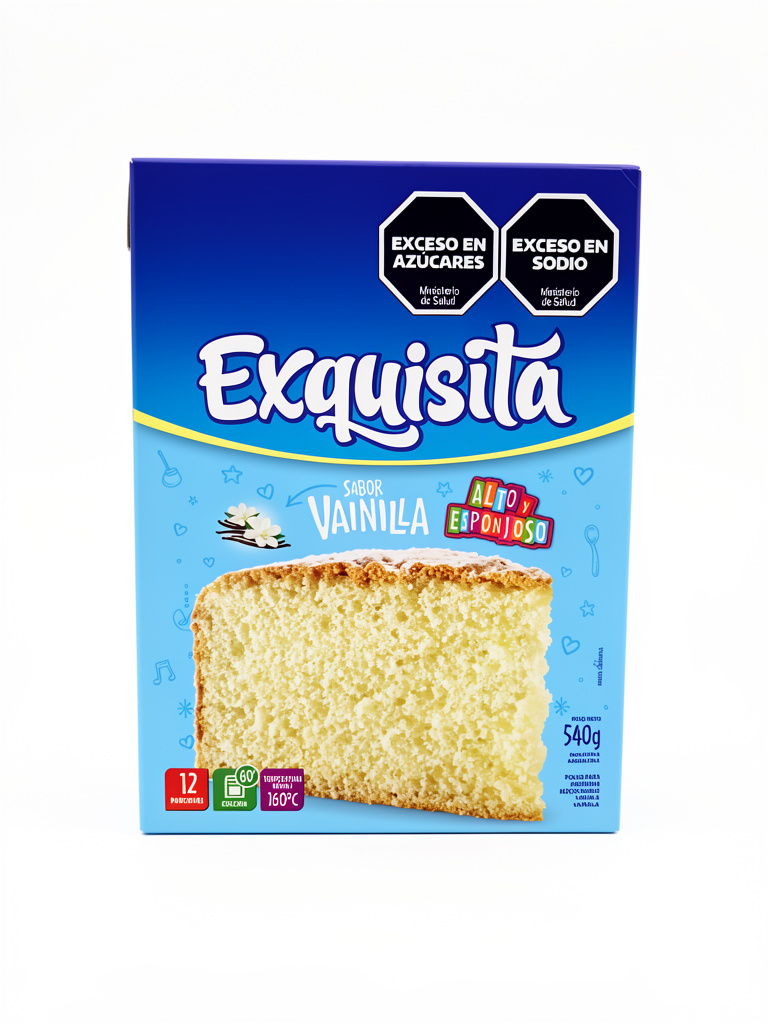 Bizcochuelo Vainilla Exquisita