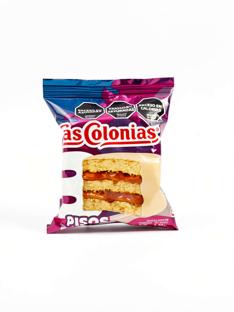 Alfajor triple Las Colonias blanco
