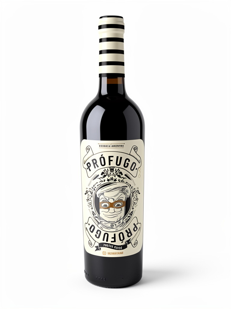 Vino tinto 3/4 frutos rojos Profugo